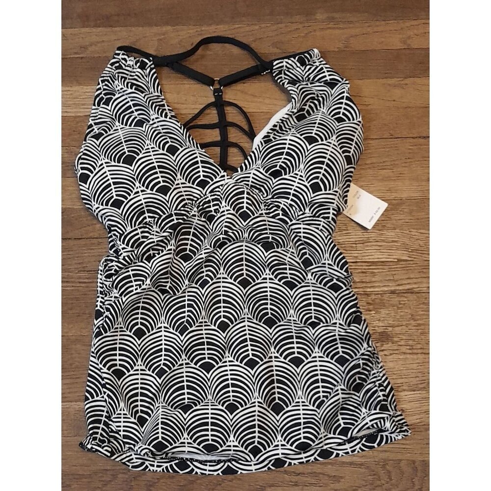 New Leilani Horizon Tankini Summer Swim Beach Resort Size 8